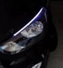 Реснички на фары со светодиодами Hyundai (хендай) Solaris (2011 по наст.) SKU:40897qw